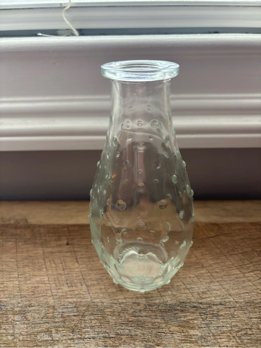 Textured Glass Bud Vase